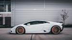 Lamborghini Huracan LP610-4 Bianco Avus by EVS Motors on ADV.1 Wheels (ADV5.0 M.V2 CS) 2018 года